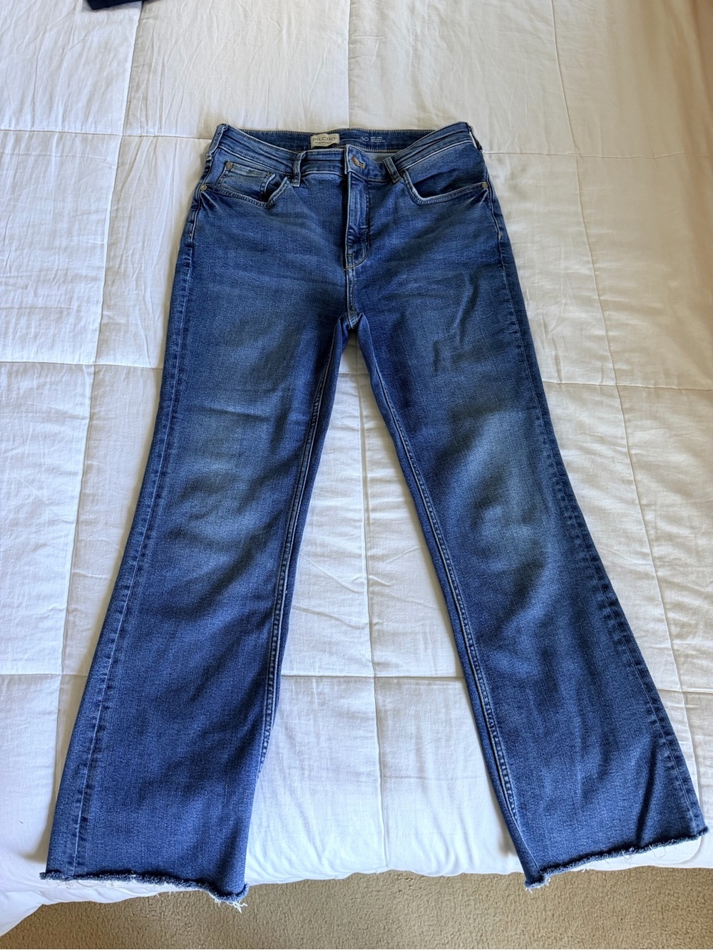 Pilcro Dark Blue Flare Jeans